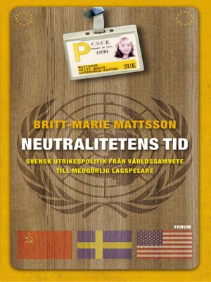cover image of Neutralitetens tid
